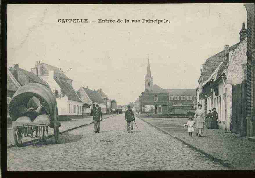 Ville de CAPELLEENPEVELE, carte postale ancienne