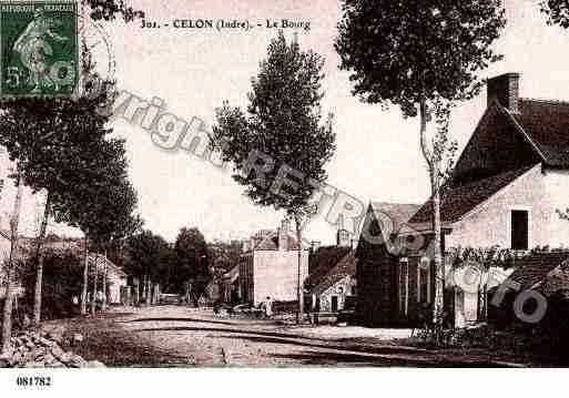 Ville de CELON, carte postale ancienne