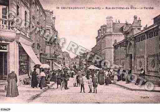 Ville de CHATEAUBRIANT, carte postale ancienne