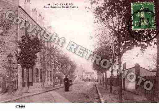 Ville de CHOISYLEROI, carte postale ancienne