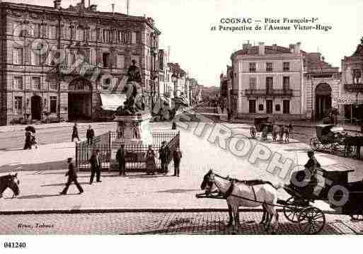 Ville de COGNAC, carte postale ancienne