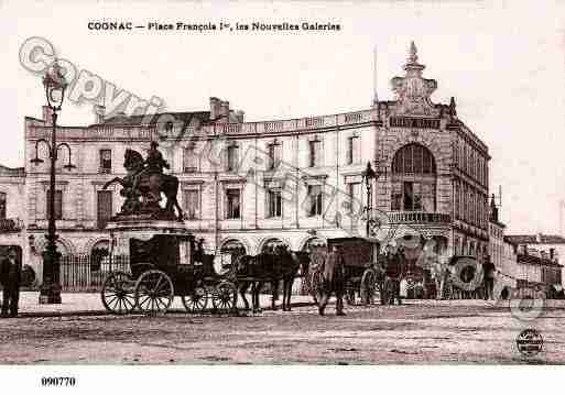 Ville de COGNAC, carte postale ancienne