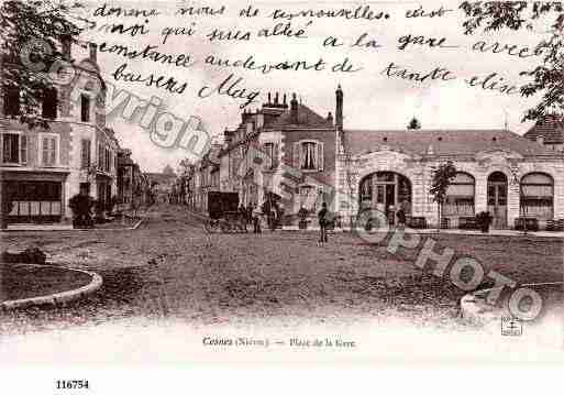 Ville de COSNESURLOIRE, carte postale ancienne