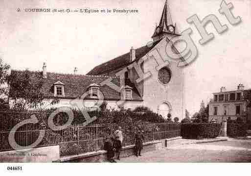 Ville de COUBRON, carte postale ancienne