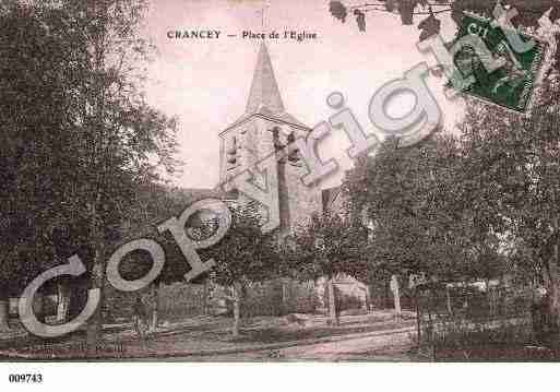 Ville de CRANCEY, carte postale ancienne