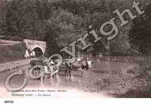Ville de CRANCEY, carte postale ancienne