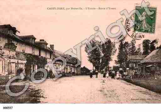 Ville de CROIXMARE, carte postale ancienne