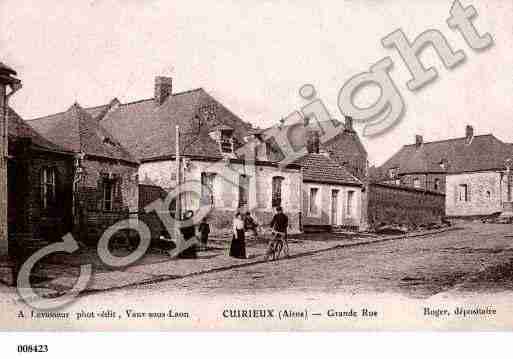 Ville de CUIRIEUX, carte postale ancienne