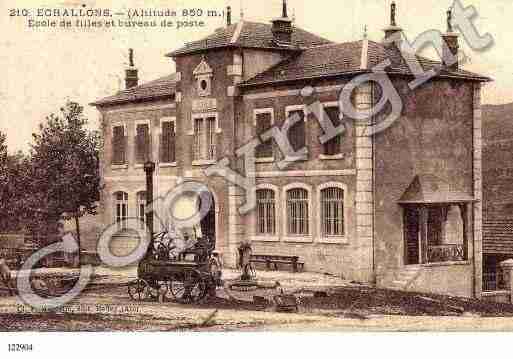 Ville de ECHALLON, carte postale ancienne