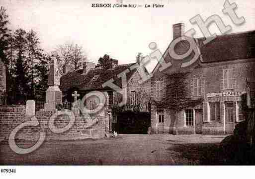 Ville de ESSON, carte postale ancienne