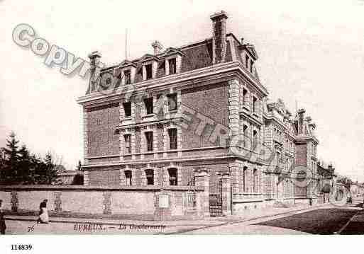 Ville de EVREUX, carte postale ancienne