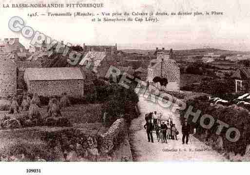 Ville de FERMANVILLE, carte postale ancienne