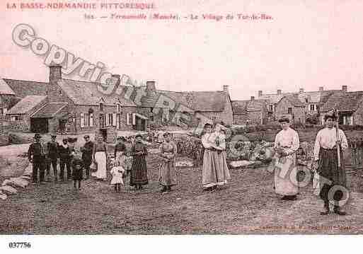 Ville de FERMANVILLE, carte postale ancienne