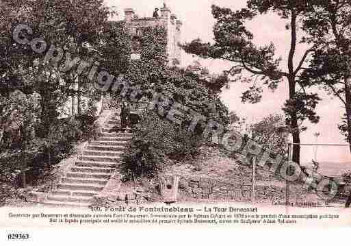 Ville de FONTAINEBLEAU, carte postale ancienne