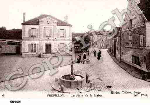 Ville de FREPILLON, carte postale ancienne