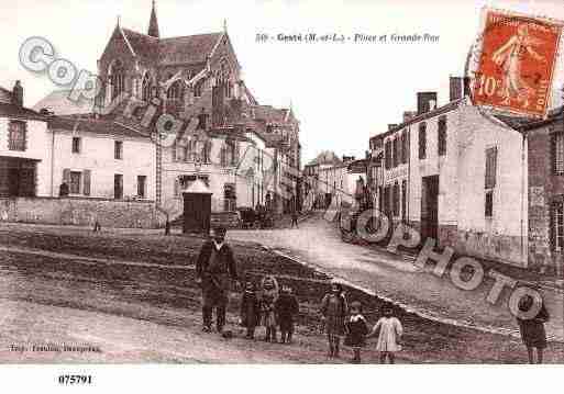 Ville de GESTE, carte postale ancienne
