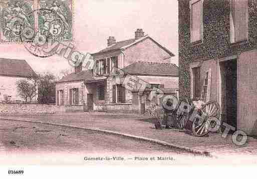 Ville de GOMETZLAVILLE, carte postale ancienne