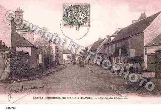 Ville de GOMETZLAVILLE, carte postale ancienne