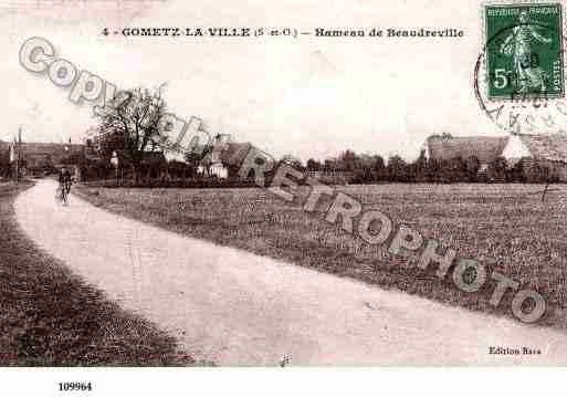 Ville de GOMETZLAVILLE, carte postale ancienne