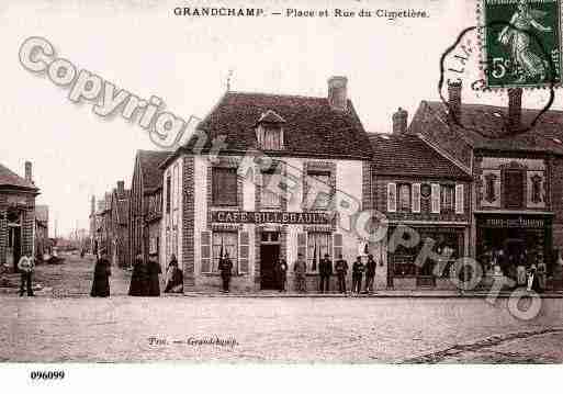 Ville de GRANDCHAMP, carte postale ancienne