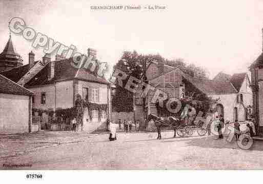 Ville de GRANDCHAMP, carte postale ancienne