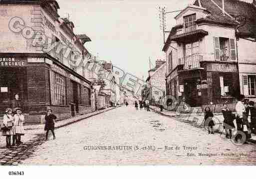 Ville de GUIGNES, carte postale ancienne