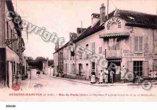 Ville de GUIGNES, carte postale ancienne