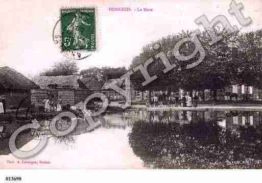 Ville de HENNEZIS, carte postale ancienne Ville de HENNEZIS, carte postale ancienne
