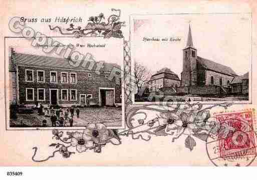 Ville de HILSPRICH, carte postale ancienne