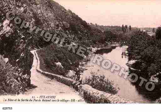 Ville de ITXASSOU, carte postale ancienne