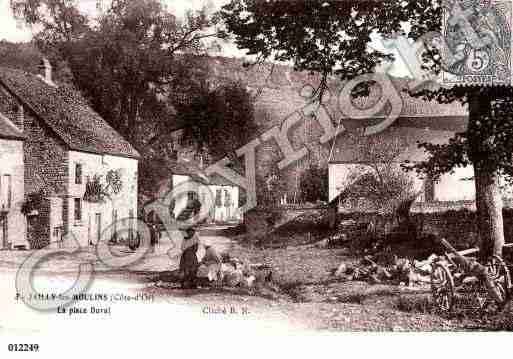 Ville de JAILLYLESMOULINS, carte postale ancienne