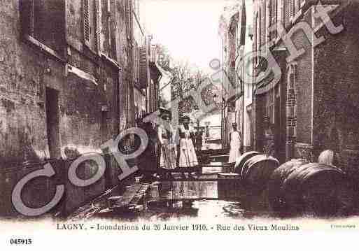 Ville de LAGNYSURMARNE, carte postale ancienne