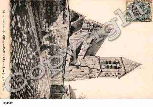 Ville de LARGNY, carte postale ancienne