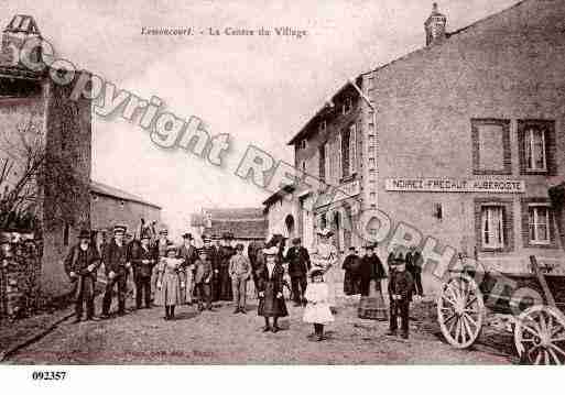 Ville de LEMONCOURT, carte postale ancienne