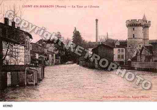 Ville de LIGNYENBARROIS, carte postale ancienne