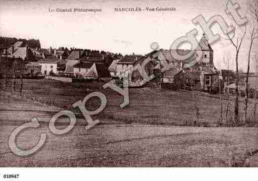 Ville de MARCOLES, carte postale ancienne