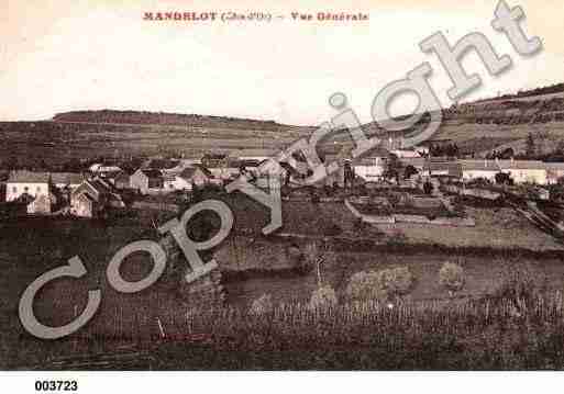 Ville de MAVILLYMANDELOT, carte postale ancienne