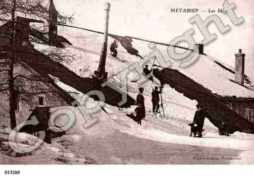 Ville de METABIEF, carte postale ancienne