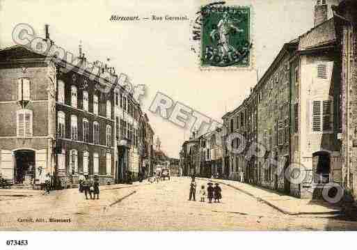 Ville de MIRECOURT, carte postale ancienne