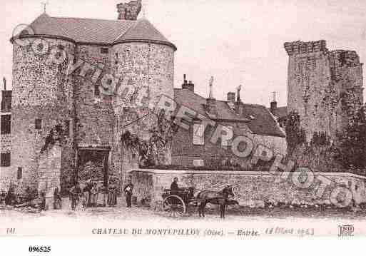 Ville de MONTEPILLOY, carte postale ancienne