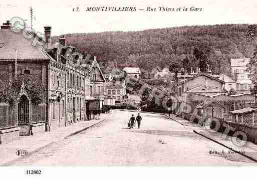 Ville de MONTIVILLIERS, carte postale ancienne