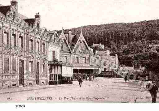 Ville de MONTIVILLIERS, carte postale ancienne