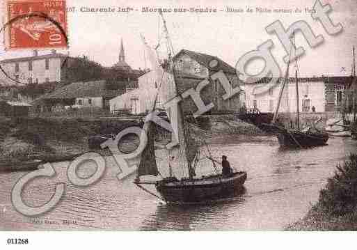 Ville de MORNACSURSEUDRE, carte postale ancienne