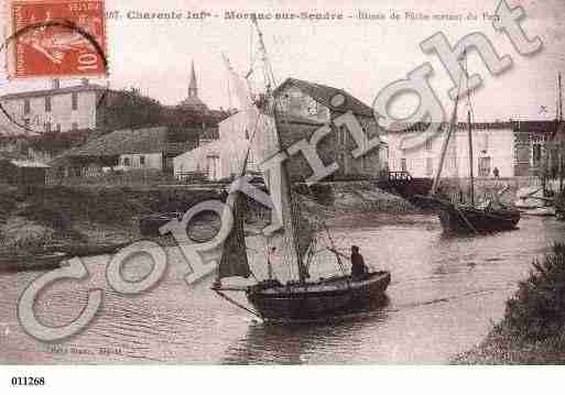 Ville de MORNACSURSEUDRE, carte postale ancienne