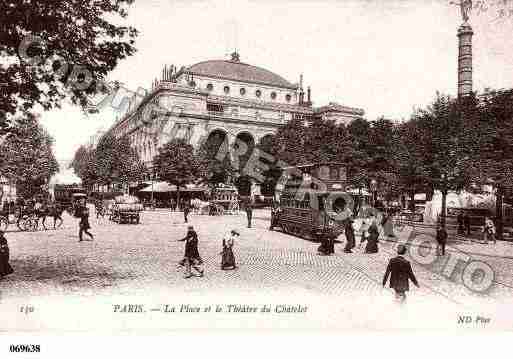 Ville de PARIS1, carte postale ancienne