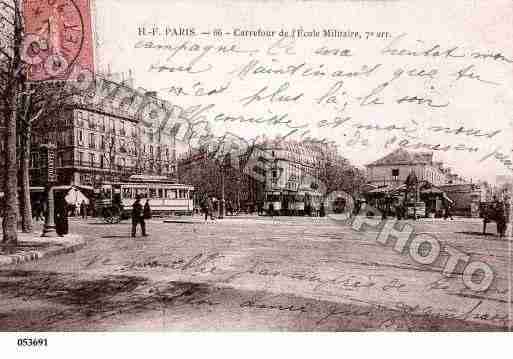 Ville de PARIS7, carte postale ancienne