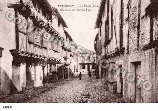 Ville de PARTHENAY, carte postale ancienne