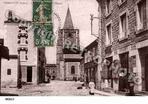 Ville de PERIGNEUX, carte postale ancienne