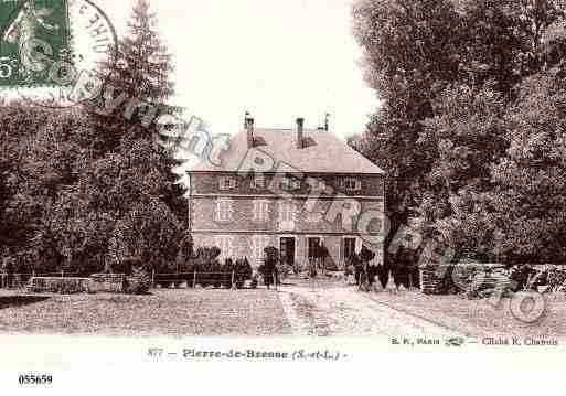 Ville de PIERREDEBRESSE, carte postale ancienne