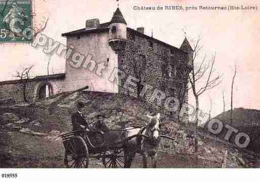 Ville de RETOURNAC, carte postale ancienne